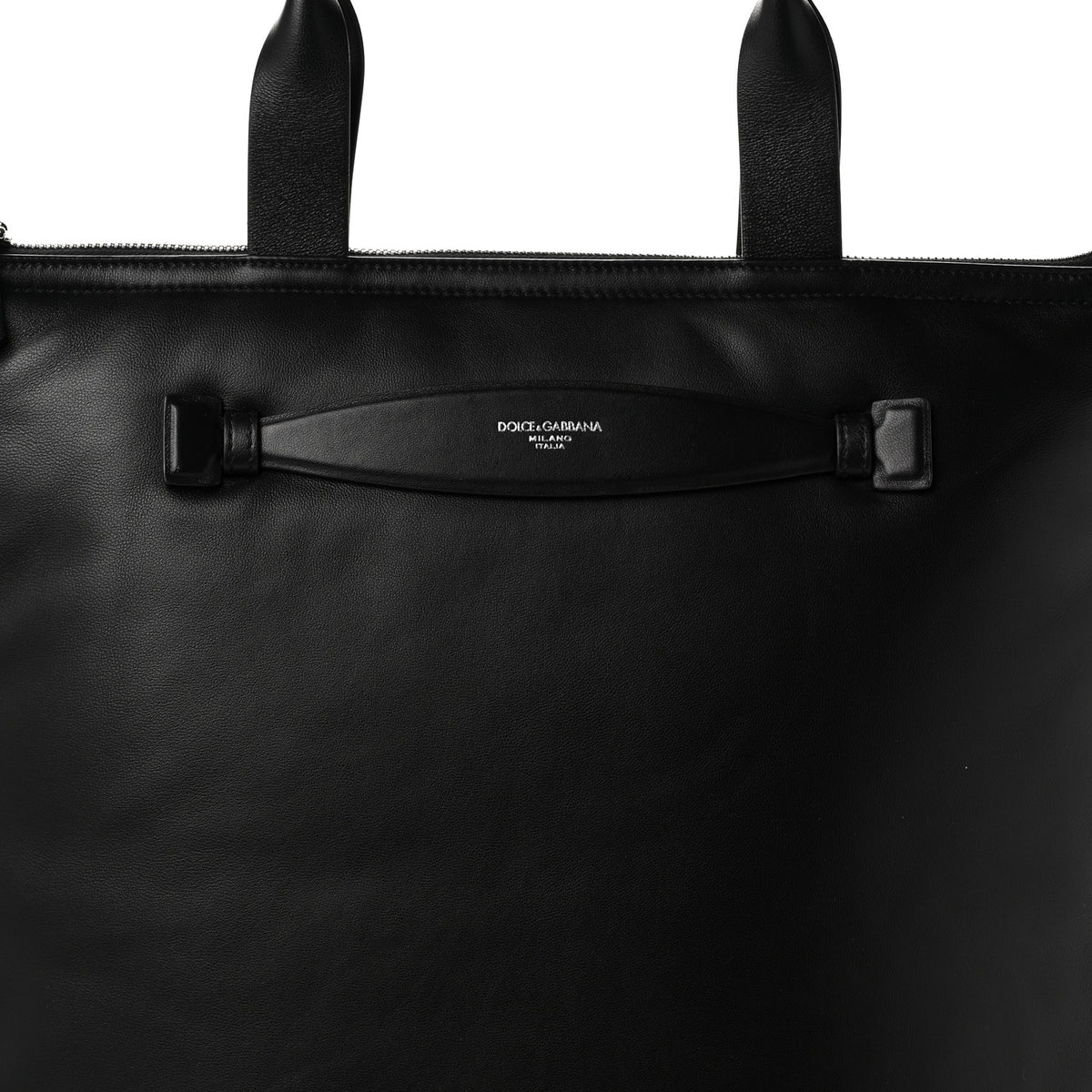 Calfskin Nappa Shopper Black