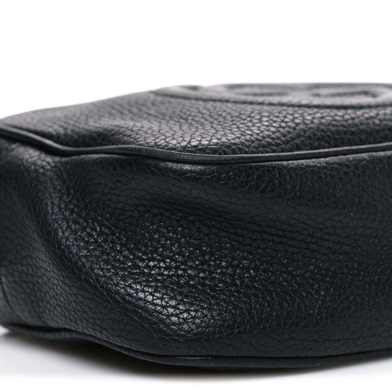 Gucci Pebbled Calfskin Mini Soho Disco Bag Black 9 of 10