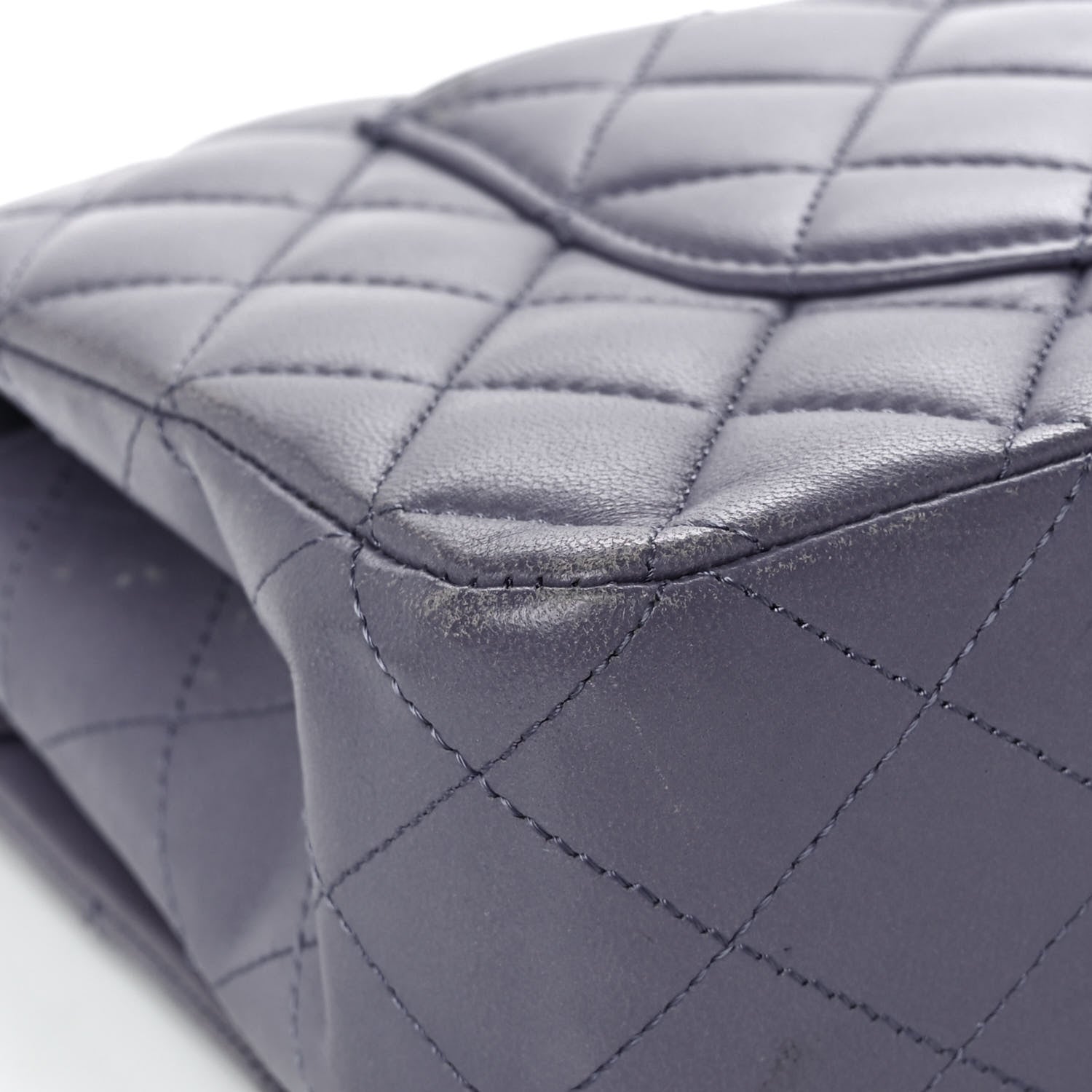 Chanel Lambskin Medium Double Flap Lavender 6 of 14