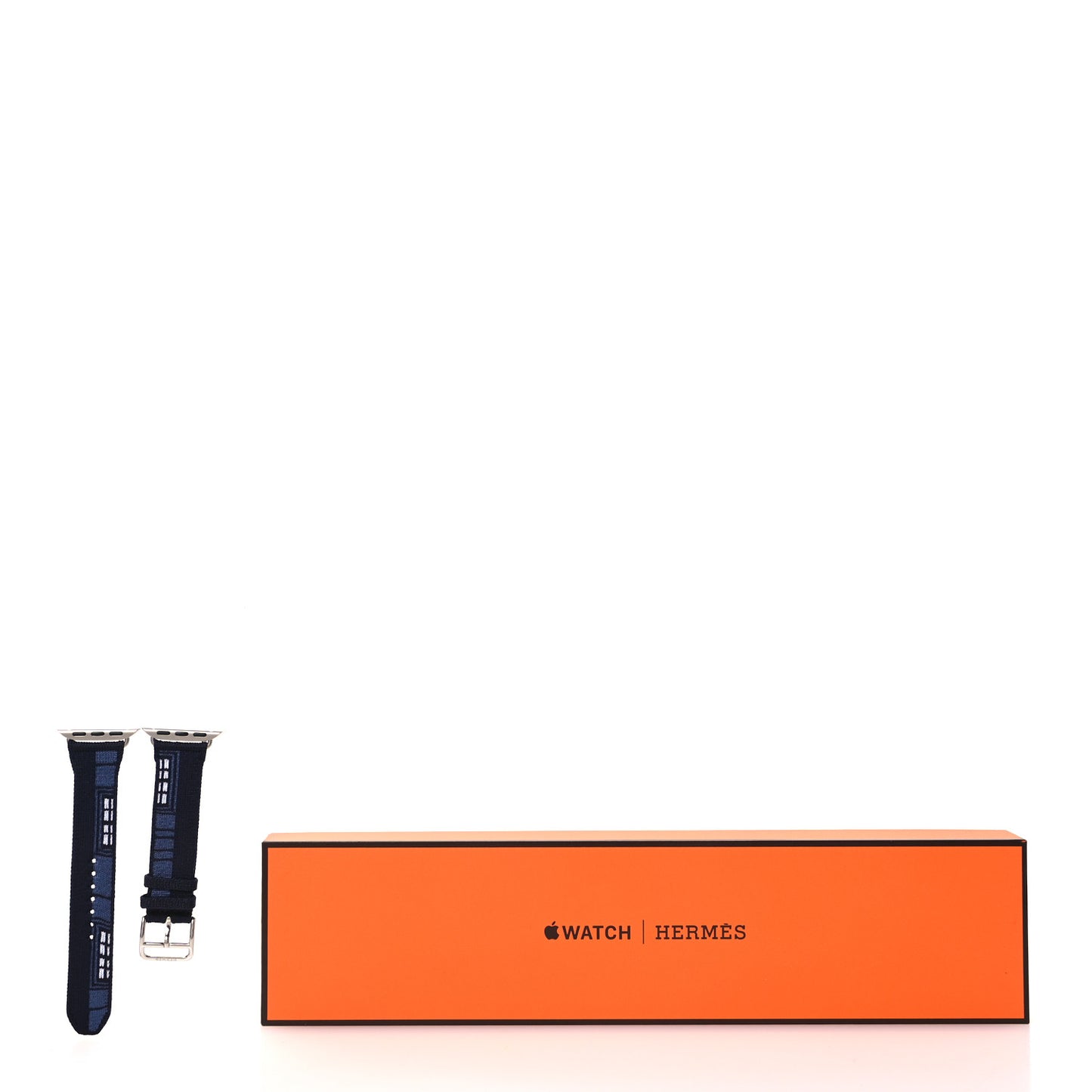 Nylon Weave Faubourg Apple Watch Single Tour Band Bleu Nuit