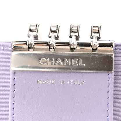 Chanel Caviar Quilted Classic 4 Key Holder Wallet Light Purple 8 of 10