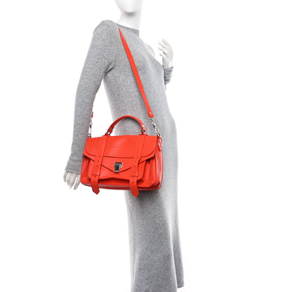 Proenza Schouler Lambskin Medium PS1 Satchel Orange 2 of 12