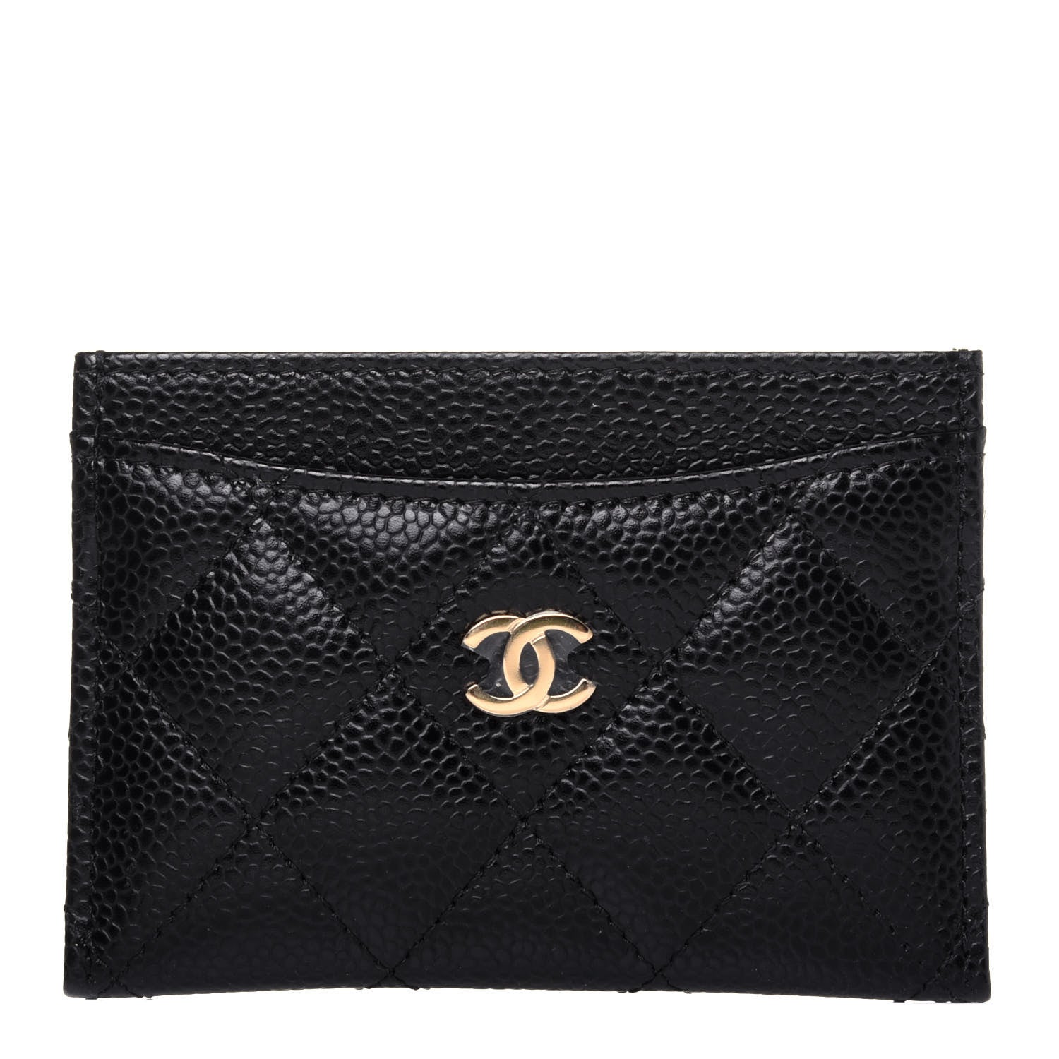 Chanel Caviar Quilted Card Holder Black 1 of 11