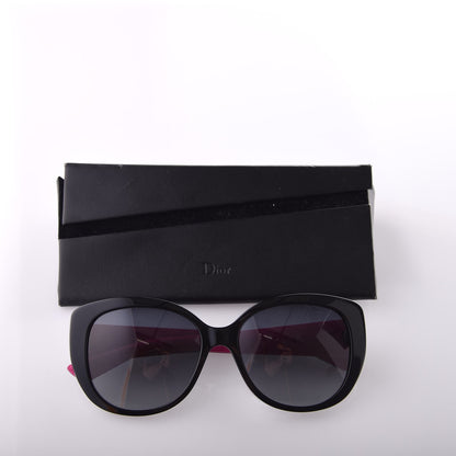 Christian Dior Lambskin Cannage Dior Lady 1R Sunglasses Black Fuchsia 8 of 8