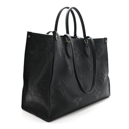 Louis Vuitton Empreinte Monogram Giant Onthego GM Black 3 of 9