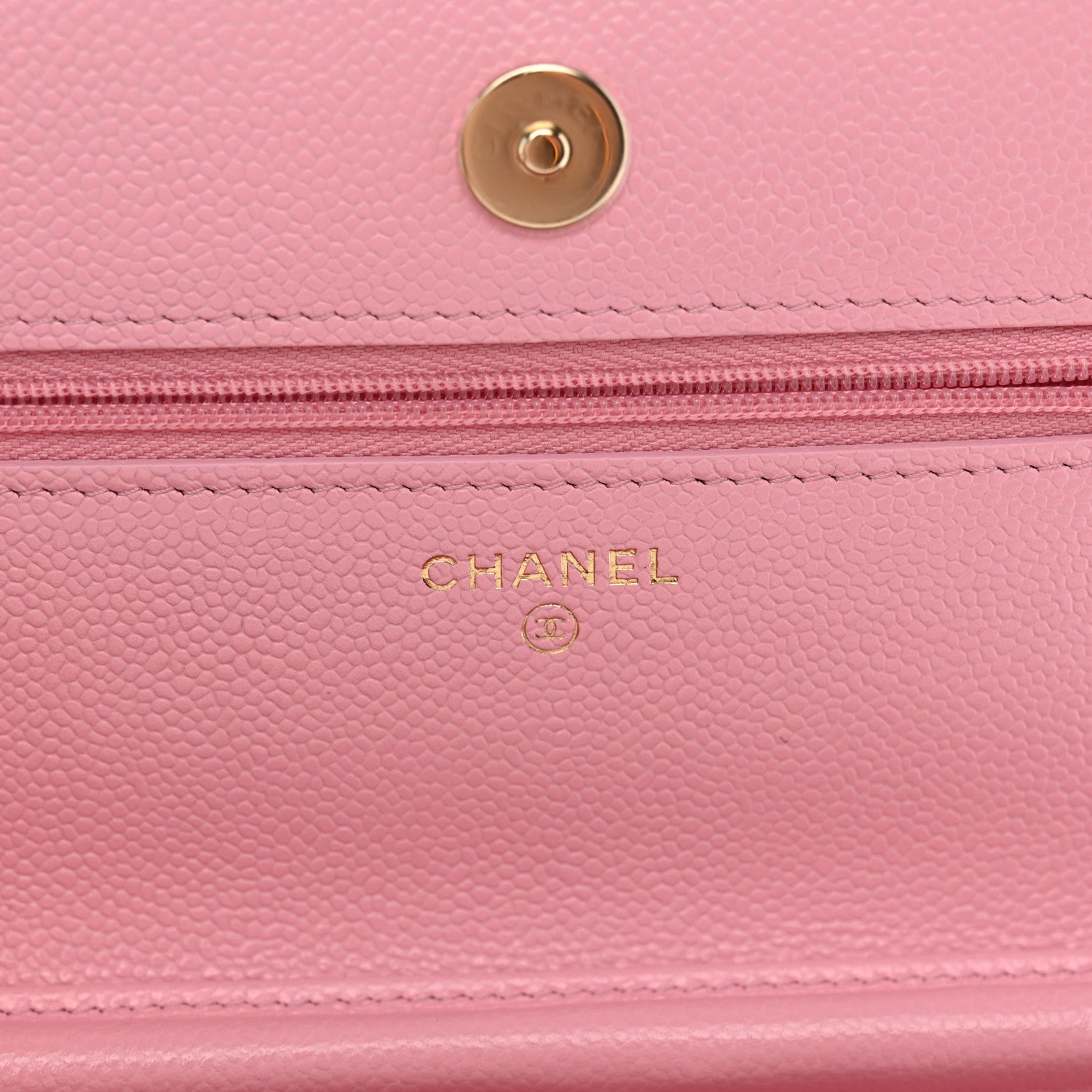 Chanel Caviar Quilted Multi Chain Wallet On Chain WOC Light Pink 5 of 11