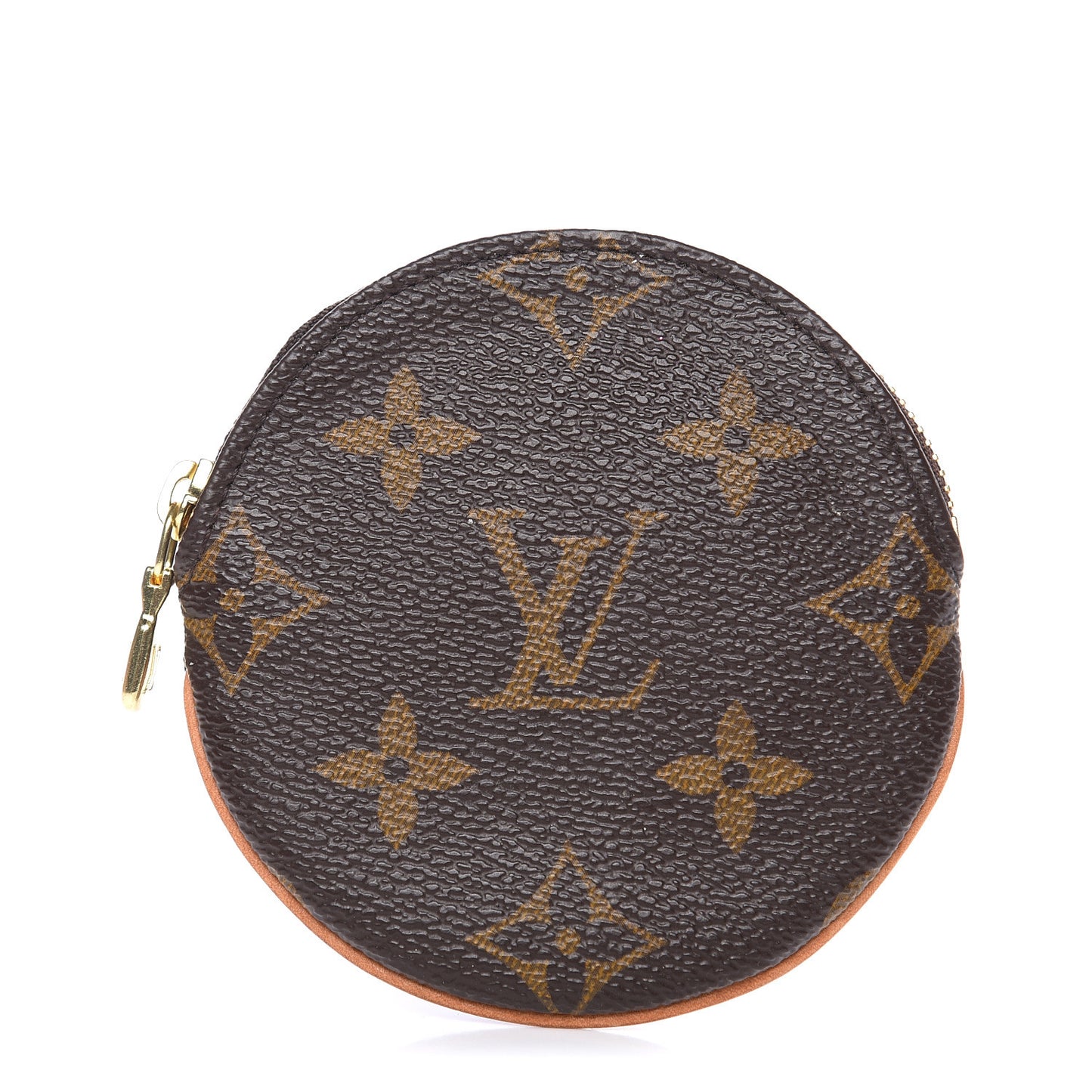Monogram Round Coin Purse