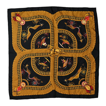 Hermes Silk Voitures Paniers Scarf 90 1 of 5