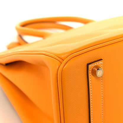 Hermes Epsom Candy Birkin 35 Jaune D'Or Feu 11 of 12