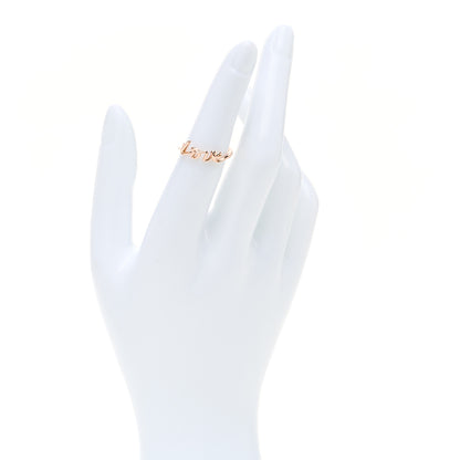 Tiffany 18K Rose Gold Paloma's Graffiti Love Ring 50 5.5 2 of 6