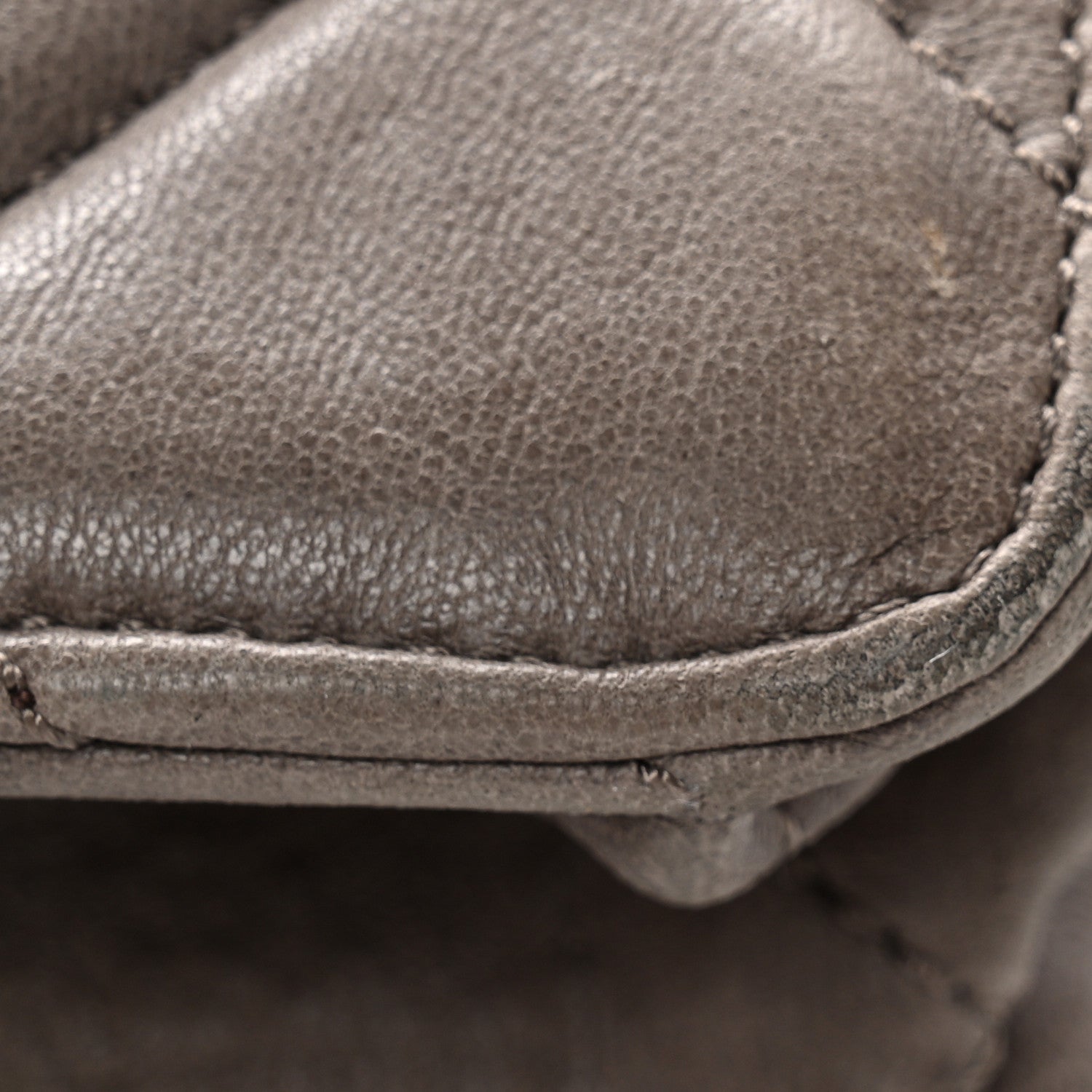 Chanel Washed Lambskin Jumbo Take Away Flap Grey 11 of 12