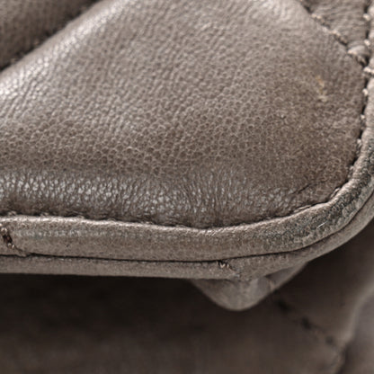 Chanel Washed Lambskin Jumbo Take Away Flap Grey 11 of 12
