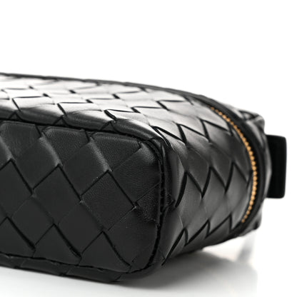 Bottega Veneta Calfskin Intrecciato Bang Bang Vanity Case Black 10 of 10