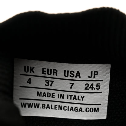Balenciaga Neoprene Knit Womens Speed Sneakers 37 Black White 7 of 8