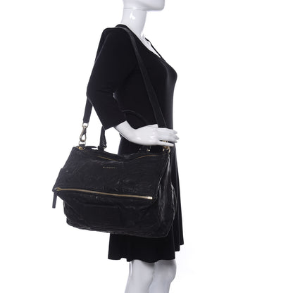 Givenchy Tumbled Sheepskin Large Pandora Black 2 of 9