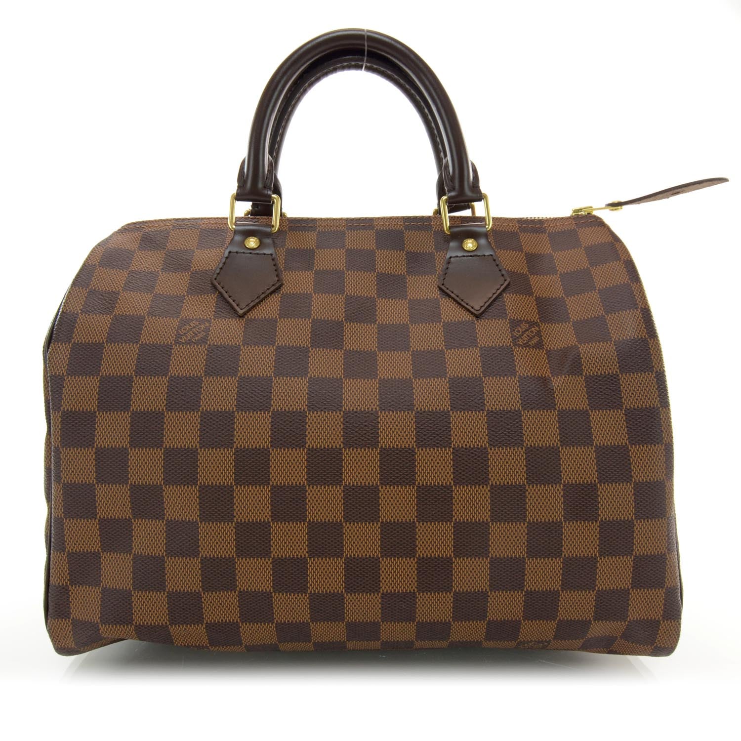 Louis Vuitton Damier Ebene Speedy 30 1 of 7