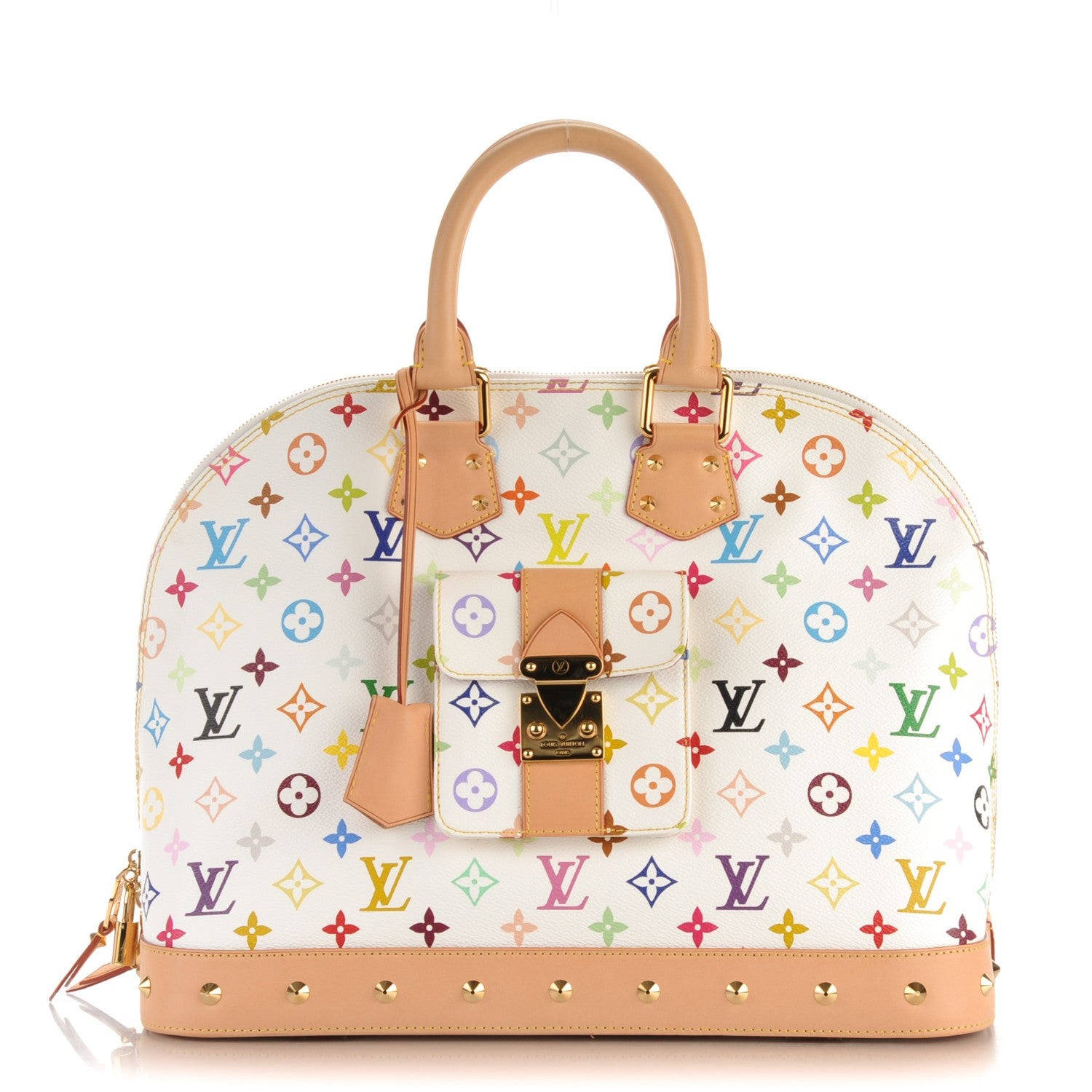 Louis Vuitton Monogram Multicolor Alma GM White 1 of 8
