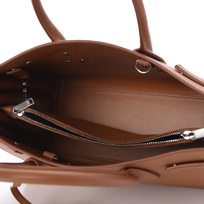 Saint Laurent Grained Calfskin Small Sac de Jour Saddle Brown 6 of 8