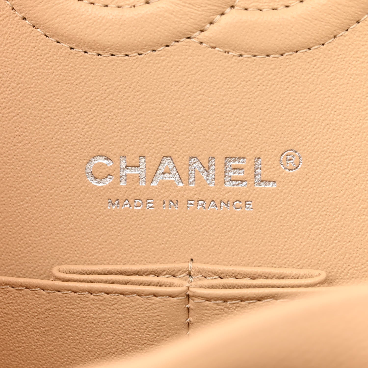 Chanel Caviar Quilted Medium Double Flap Beige 6 of 12