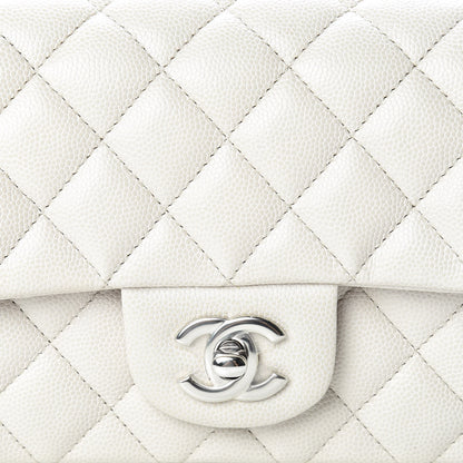 Chanel Caviar Quilted Mini Rectangular Flap Ivory 8 of 11