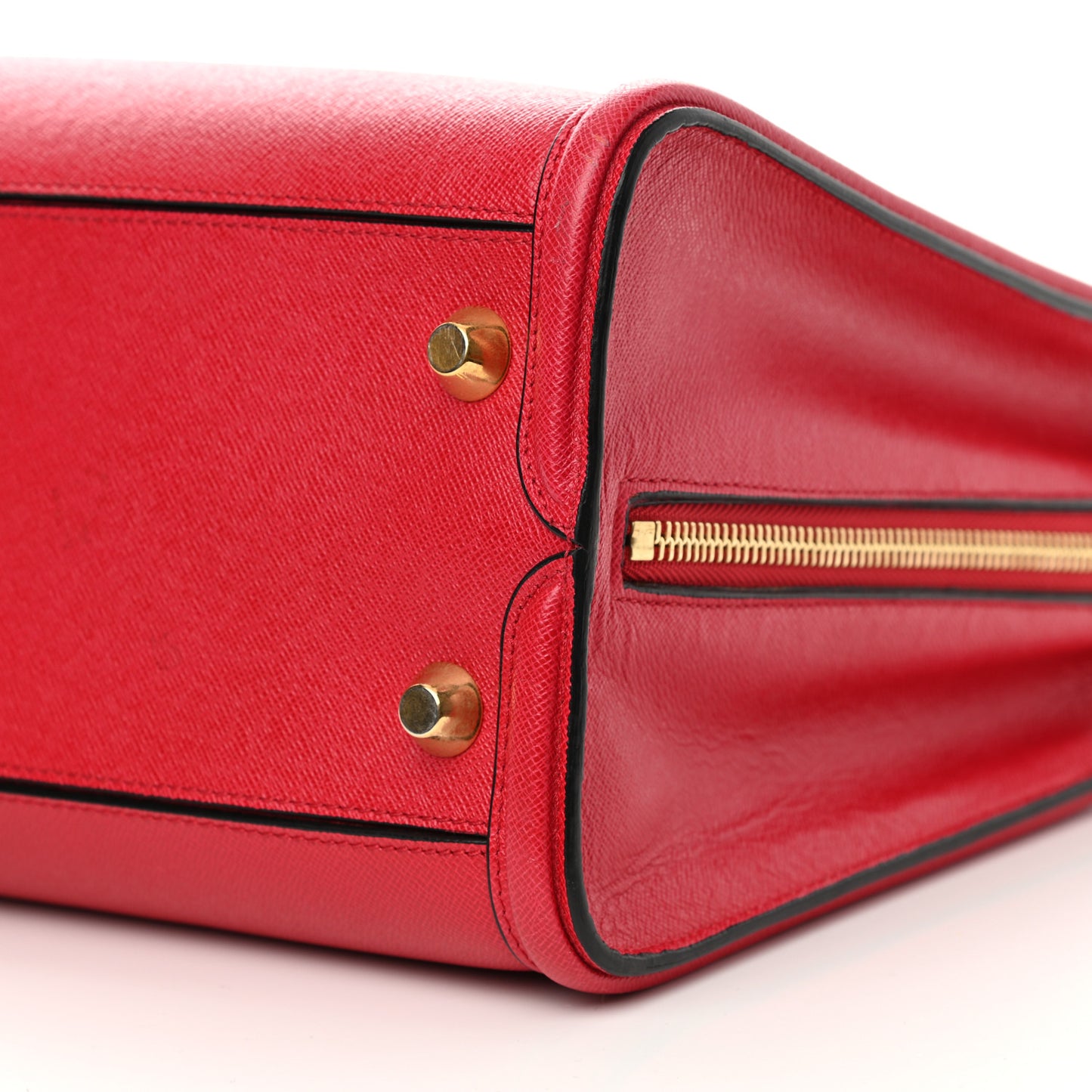 Saffiano Heroine Open Tote Red