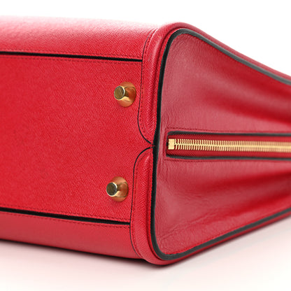 Alexander McQueen Saffiano Heroine Open Tote Red 11 of 16