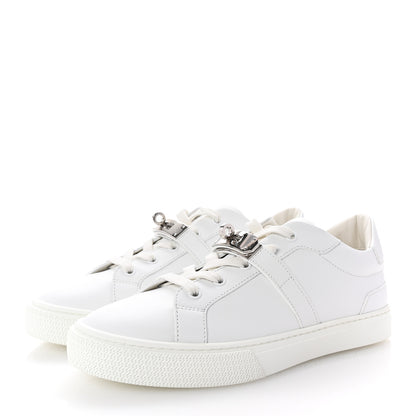 Hermes Calfskin Day Sneakers 39 White 4 of 11