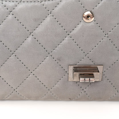 Chanel Caviar Iridescent Calfskin Quilted 2.55 Reissue 226 Flap Brown Grey 15 of 18