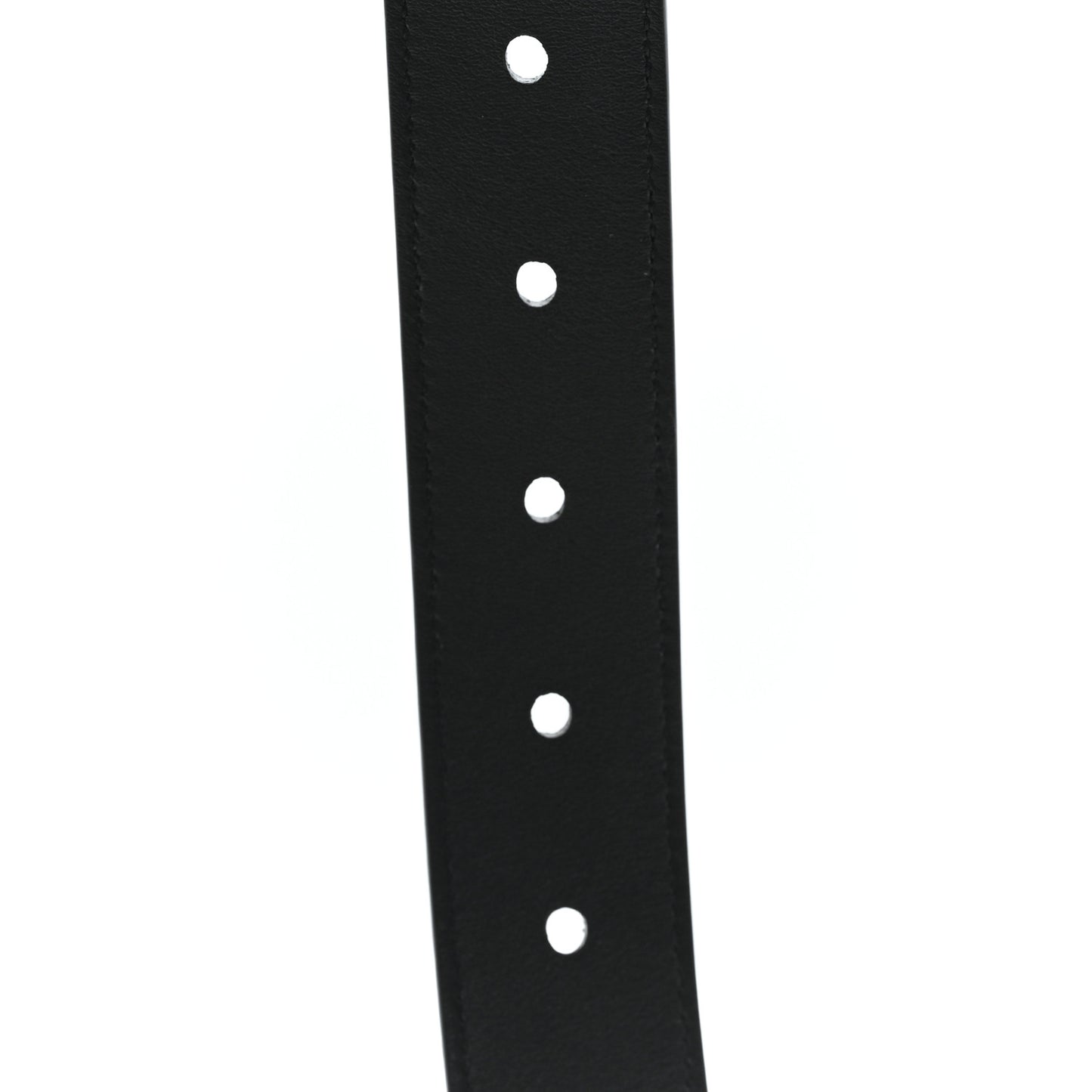 Suede Monogram Square Buckle Belt 80 32 Black