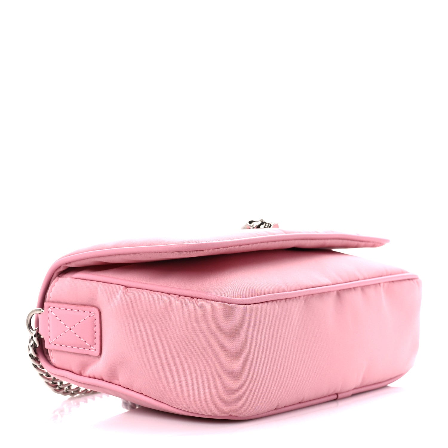 Alexander McQueen Nylon Skull Camera Crossbody Bag Pink 4 of 12