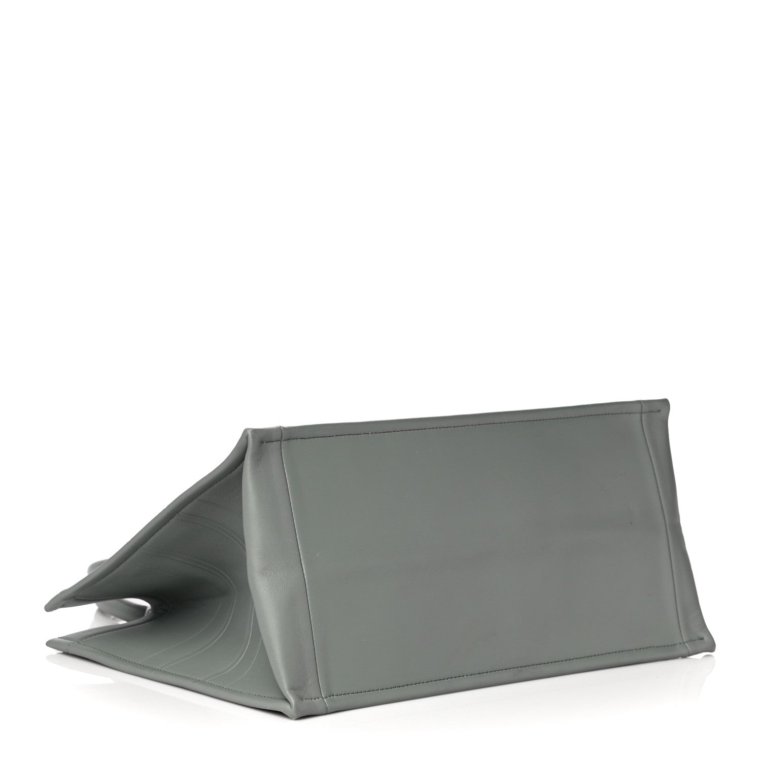 Christian Dior Calfskin Embossed Medium Book Tote Grey 4 of 20