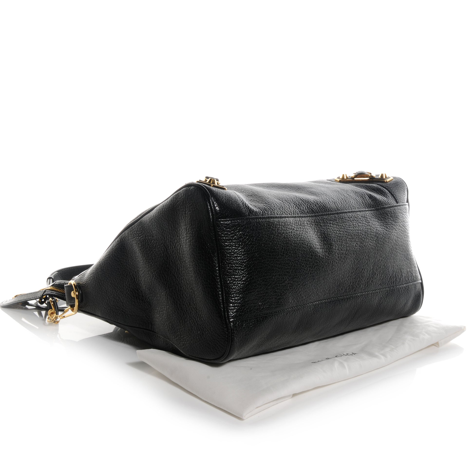 Balenciaga Chevre Metallic Edge Velo Black 4 of 9