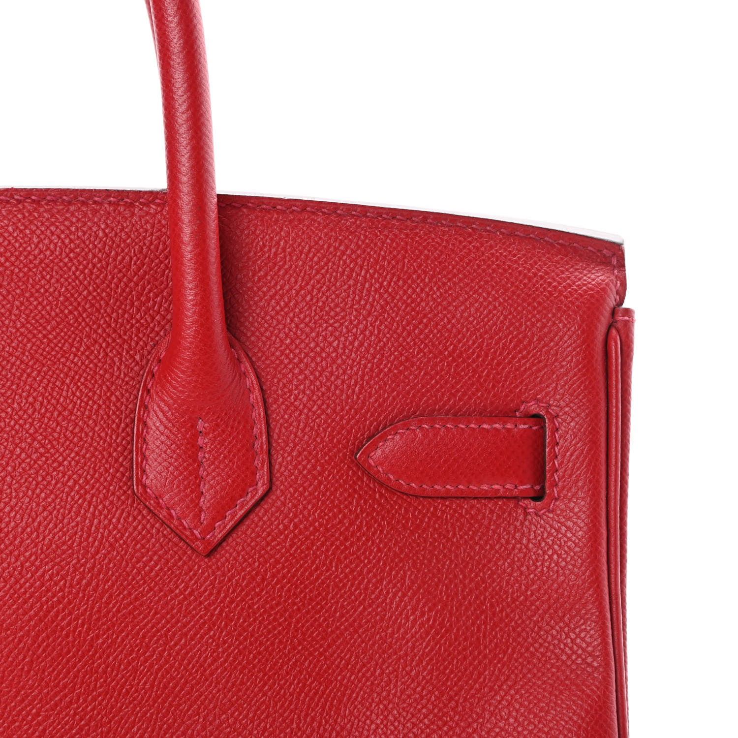 Hermes Epsom Birkin 30 Rouge Casaque 8 of 40