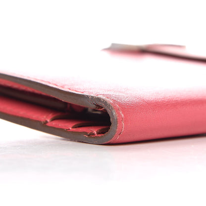 Hermes Tadelakt Bearn Gusset Wallet Rose Azalee 8 of 10