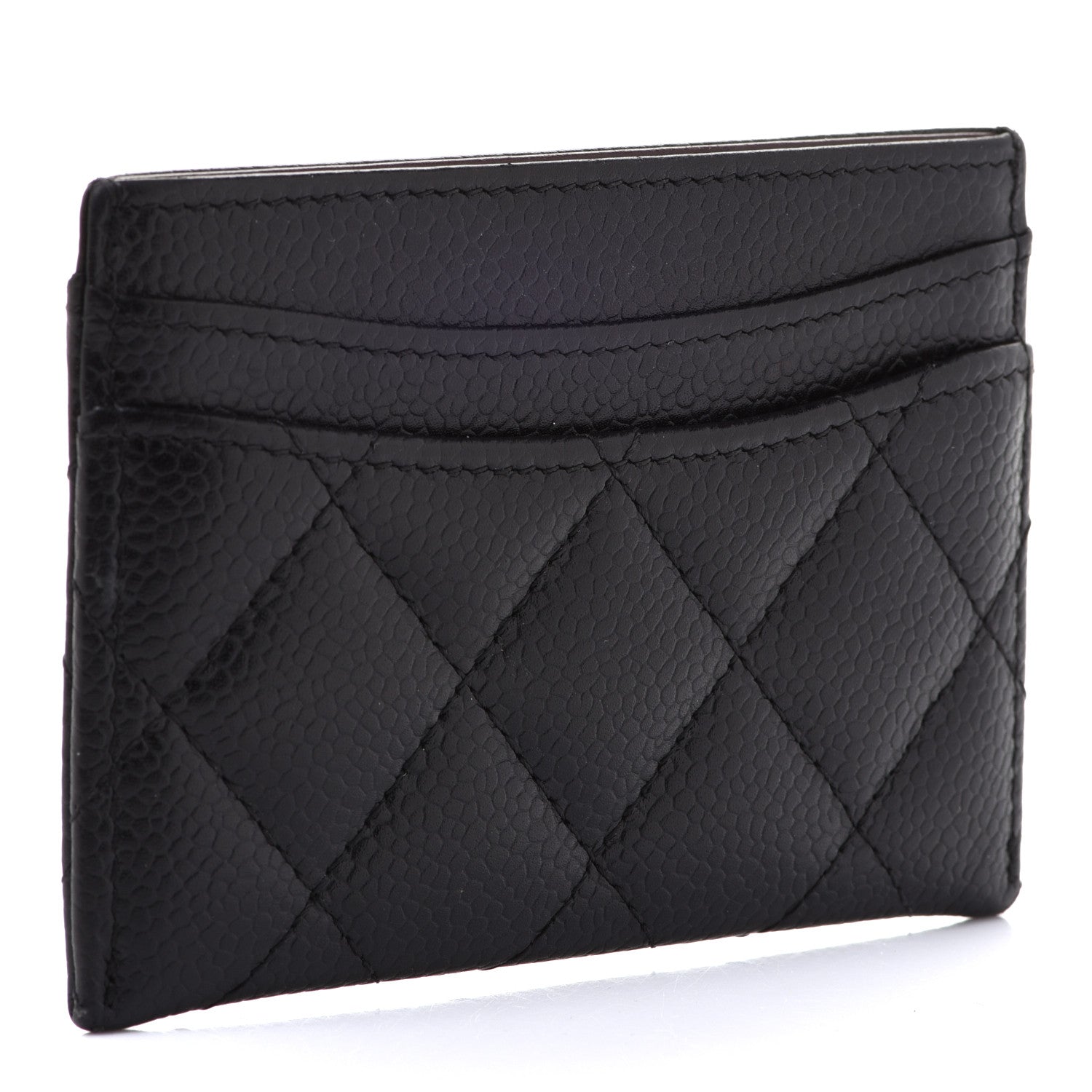 Chanel Caviar Quilted Card Holder Black 3 of 9