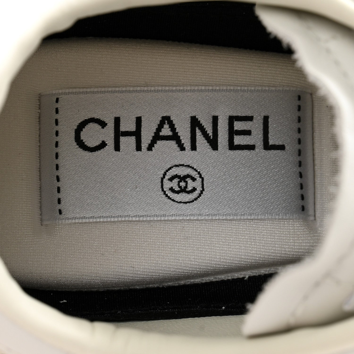 Chanel Calfskin CC Womens Sneakers 36 White 6 of 11