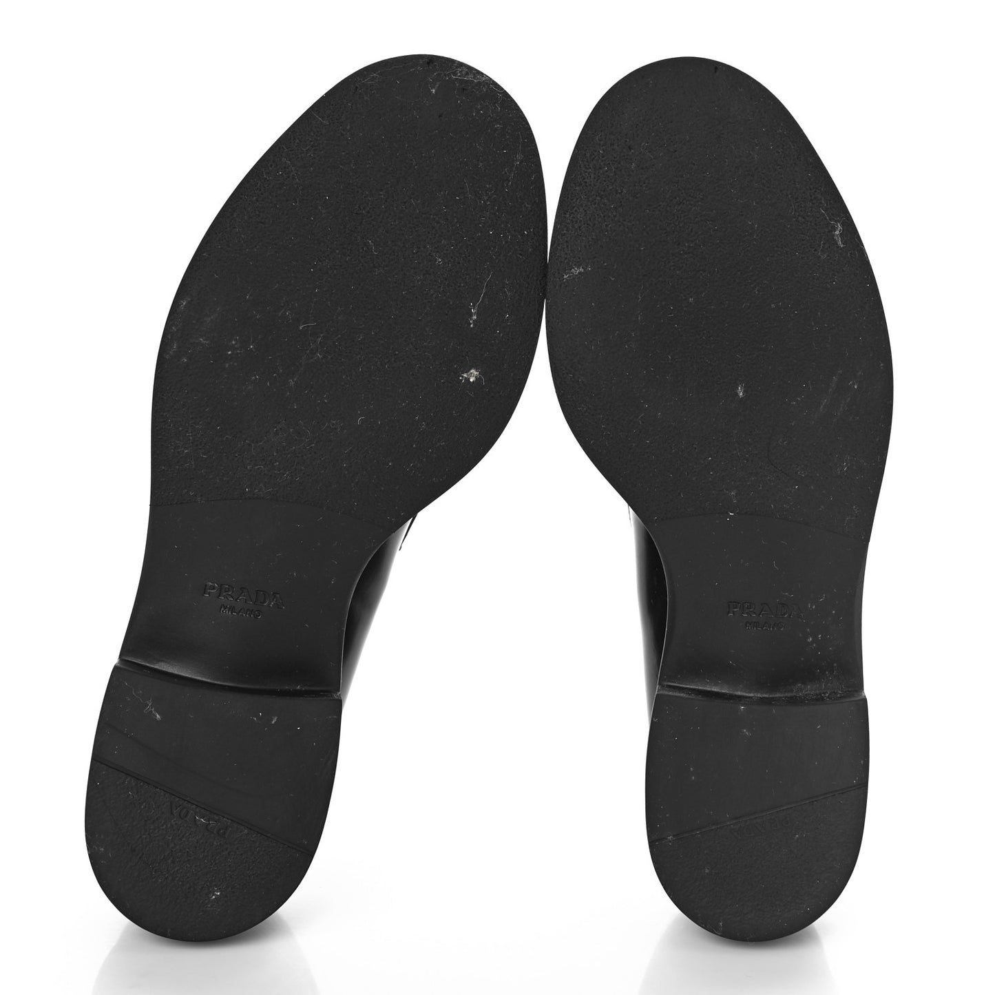 Spazzolato Metal Triangle Logo 50mm Loafers 41 Black