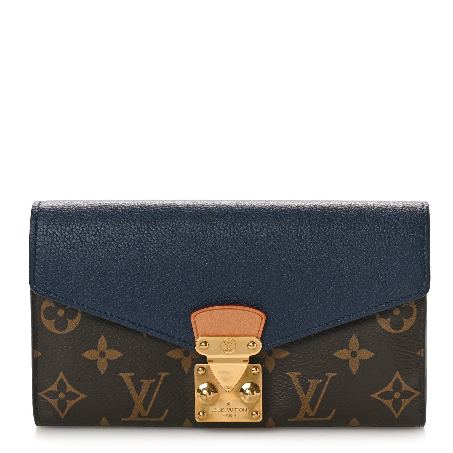 Louis Vuitton Monogram Pallas Wallet Blue Marine 1 of 7