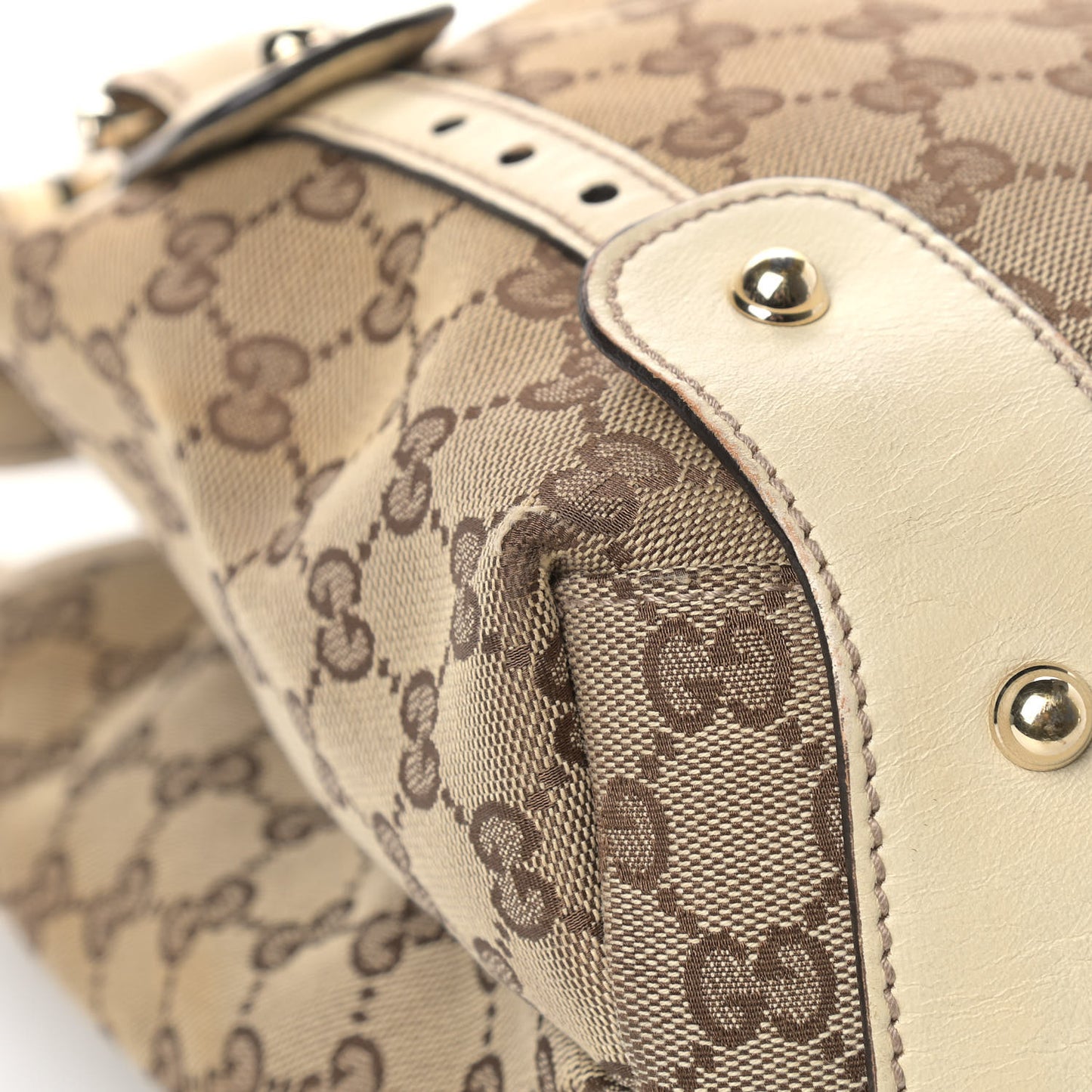 Monogram Medium Pelham Shoulder Bag Off White