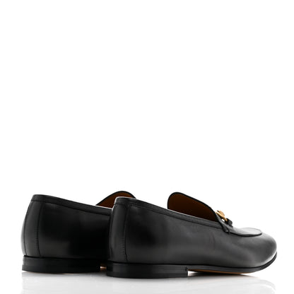 Gucci Calfskin Horsebit Mens Jordaan Loafers 8.5 Black 5 of 9