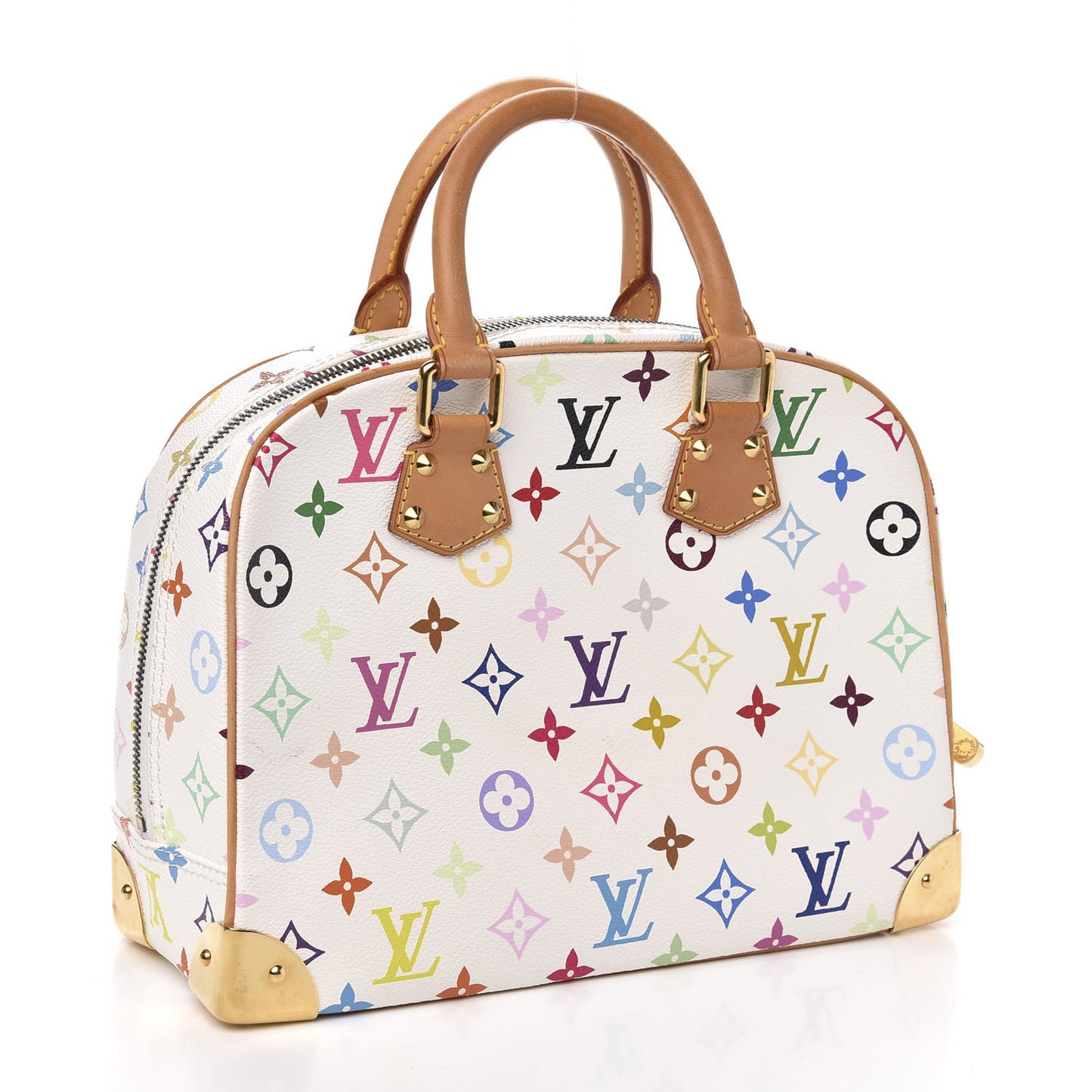 Monogram Multicolor Trouville White