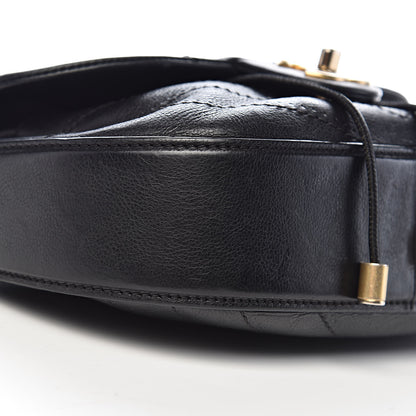 Chanel Calfskin Chevron Stitched Flap Black 8 of 11