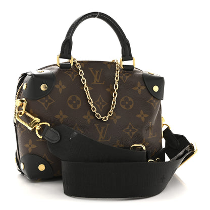Louis Vuitton Monogram Petite Malle Souple Black 3 of 13