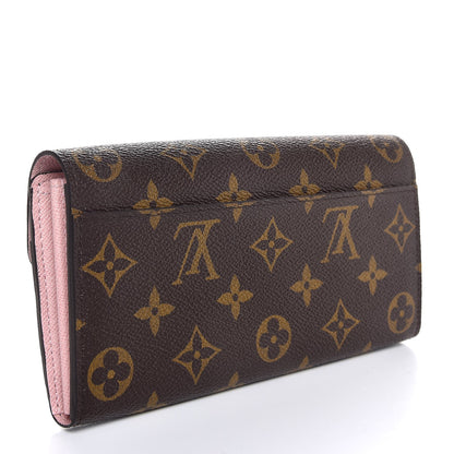 Louis Vuitton Monogram Sarah Wallet NM Rose Ballerine 3 of 7