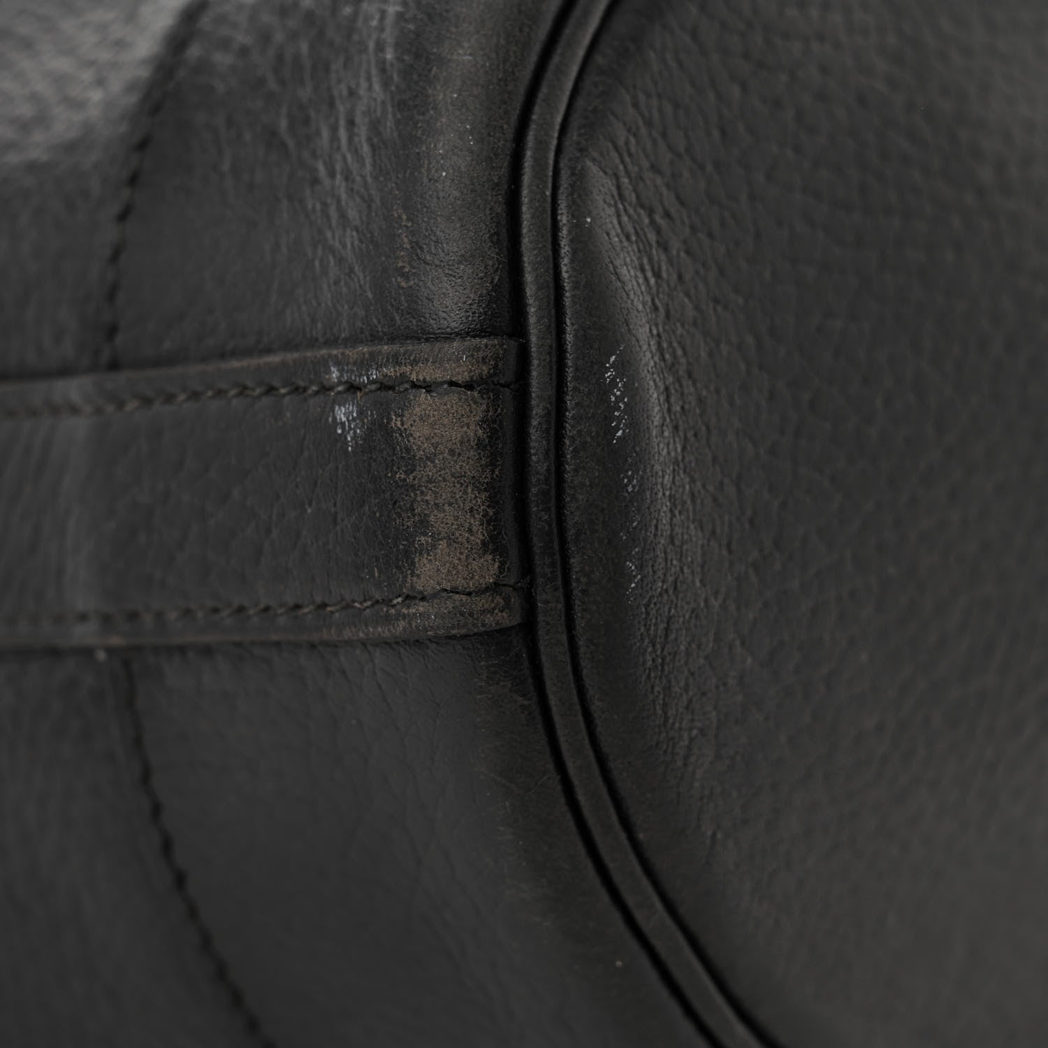 Hermes Evergrain Market Drawstring Bag 28 Black 9 of 10