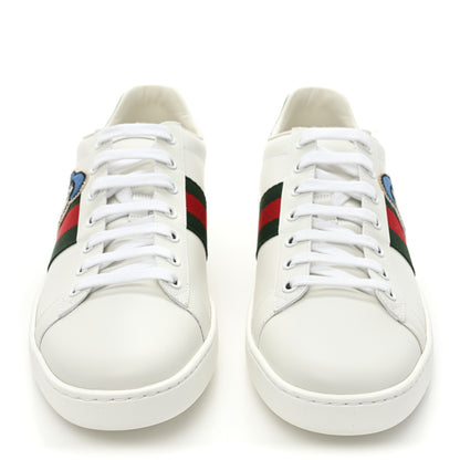 Gucci X DISNEY Calfskin Miro Soft Web Donald Duck Womens Ace Sneakers 40.5 White New Shamarock 2 of 10