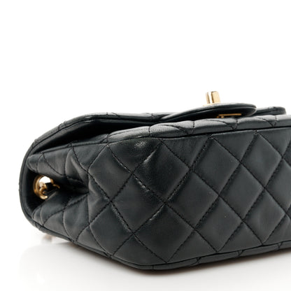 Chanel Lambskin Quilted Mini Pearl Crush Flap Black 10 of 12