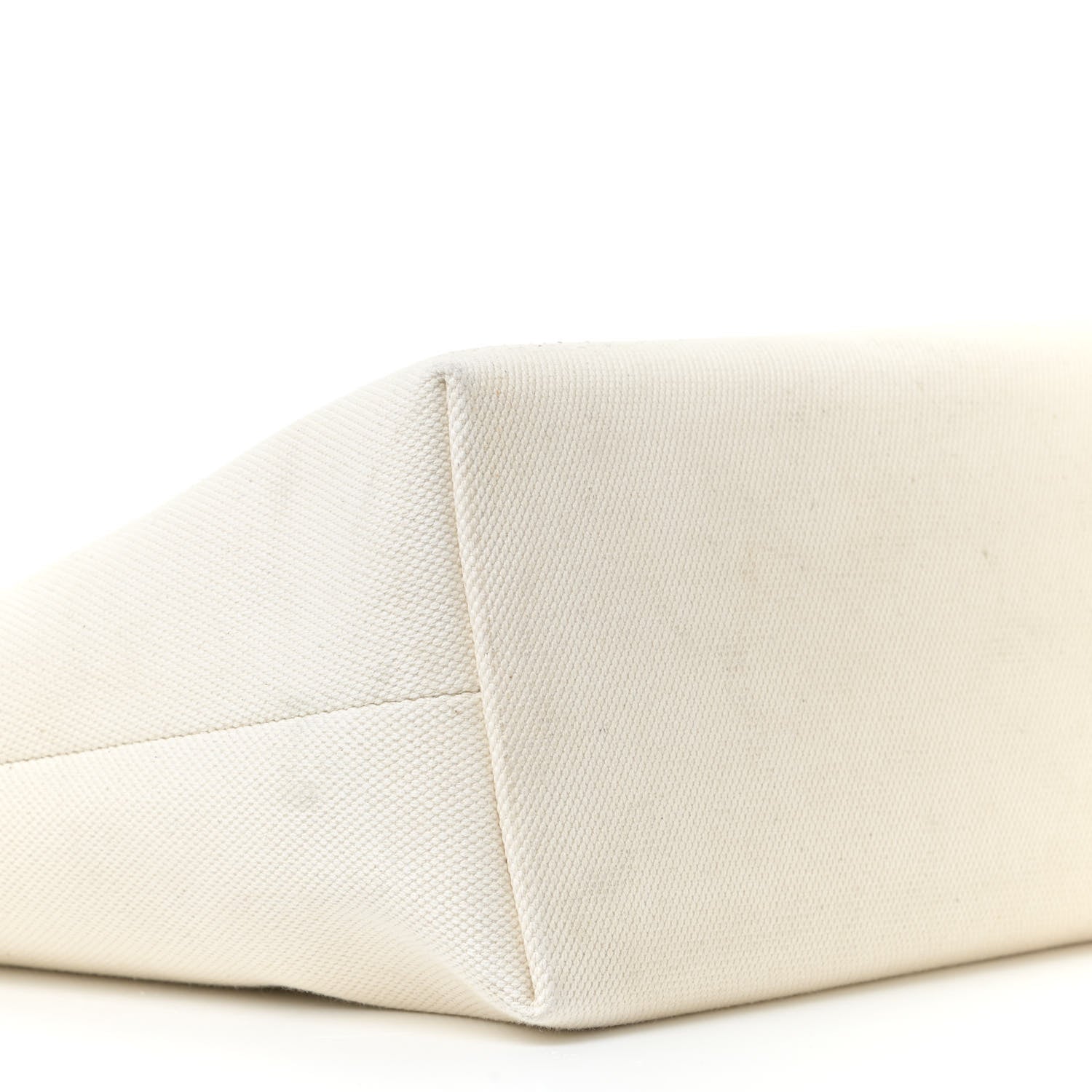 Celine Canvas Calfskin Horizontal Cabas Natural Tan 5 of 12