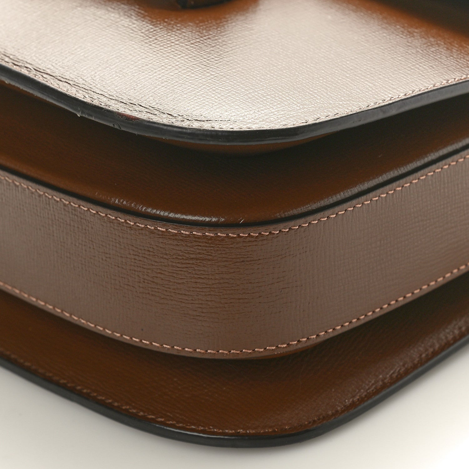 Gucci Azalea Calfskin Horsebit 1955 Shoulder Bag Brown Sugar 10 of 10
