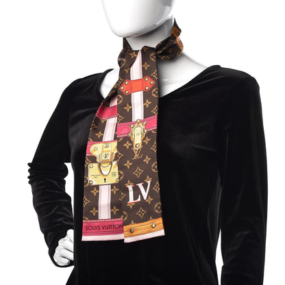 Louis Vuitton Silk Monogram Summer Trunks Bandeau Brown 2 of 4